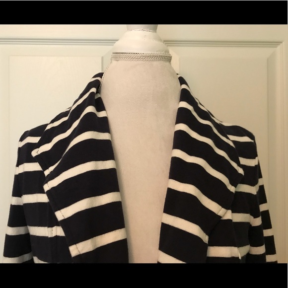 Beautiful Navy Striped Jacket - Picture 7 of 8